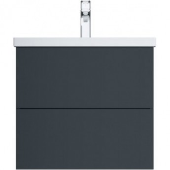 База под раковину, подвесная, 75 см, 2 ящика, графит матовый AM.PM GEM База под раковину, подвесная, 75 см, 2 ящика, графит матовый AM.PM GEM