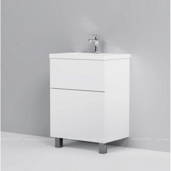 База с раковиной, напольная, 60 см, 2 ящика push-to-open AM.PM GEM База с раковиной, напольная, 60 см, 2 ящика push-to-open AM.PM GEM