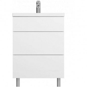 База с раковиной подвесная, 60 см, 2 ящика белый глянец AM.PM GEM M90-FHX0602-WC0602WG База с раковиной подвесная, 60 см, 2 ящика белый глянец AM.PM GEM M90-FHX0602-WC0602WG