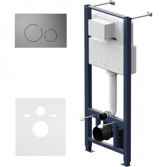 Инсталляция для подвесного унитаза с пневматической клавишей Pro L AM.PM Инсталляция для подвесного унитаза с пневматической клавишей Pro L AM.PM