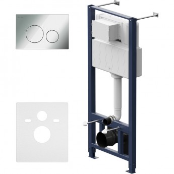 Инсталляция для подвесного унитаза с пневматической клавишей Pro L AM.PM Инсталляция для подвесного унитаза с пневматической клавишей Pro L AM.PM