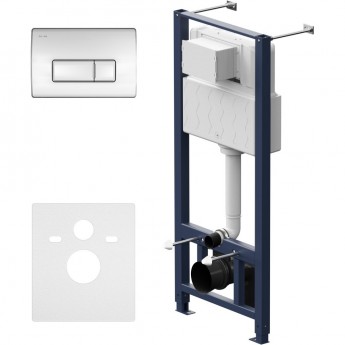 Инсталляция для подвесного унитаза с пневматической клавишей Pro M AM.PM Инсталляция для подвесного унитаза с пневматической клавишей Pro M AM.PM