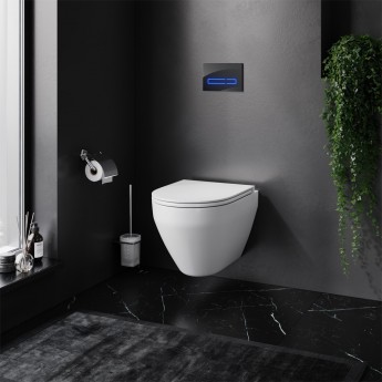 Комплект: Инсталляция с подвесным унитазом FlashClean, с сиденьем микролифт и клавишей AM.PM SPIRIT 2.0 Комплект: Инсталляция с подвесным унитазом FlashClean, с сиденьем микролифт и клавишей AM.PM SPIRIT 2.0