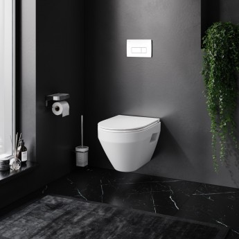 Комплект: Инсталляция с подвесным унитазом FlashClean, с сиденьем микролифт и клавишей AM.PM SPIRIT 2.0 Комплект: Инсталляция с подвесным унитазом FlashClean, с сиденьем микролифт и клавишей AM.PM SPIRIT 2.0