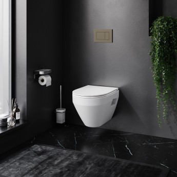 Комплект: инсталляция с подвесным унитазом, с сиденьем и клавишей AM.PM SPIRIT 2.0 Комплект: инсталляция с подвесным унитазом, с сиденьем и клавишей AM.PM SPIRIT 2.0