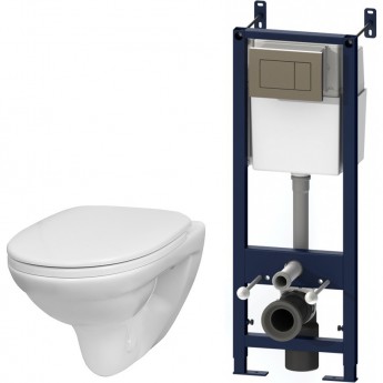 Комплект: инсталляция с подвесным унитазом, с сиденьем микролифт и клавишей AM.PM SENSE Комплект: инсталляция с подвесным унитазом, с сиденьем микролифт и клавишей AM.PM SENSE