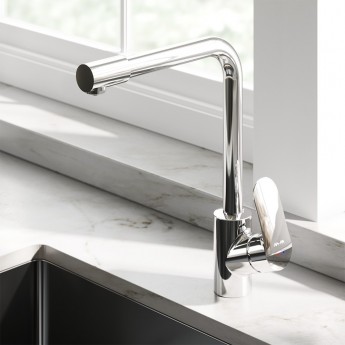 Смеситель для кухни с каналом для питьевой воды, L-излив AM.PM LIKE F8005700 Смеситель для кухни с каналом для питьевой воды, L-излив AM.PM LIKE F8005700