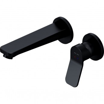 Смеситель для умывальника AM.PM X-JOY F85A72622 монтируемый в стену, чёрный, шт. Смеситель для умывальника AM.PM X-JOY F85A72622 монтируемый в стену, чёрный, шт.