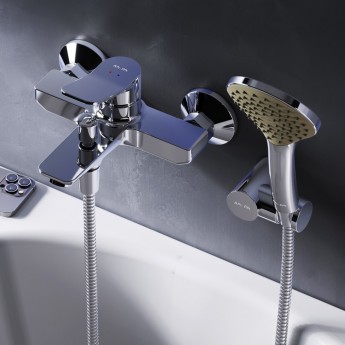 Смеситель для ванны и душа c душевым набором AM.PM X-JOY F85A15000 Смеситель для ванны и душа c душевым набором AM.PM X-JOY F85A15000