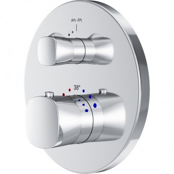 Смеситель для ванны и душа с термостатом, монтируемый в стену AM.PM SPIRIT 2.1 F71A85500 Смеситель для ванны и душа с термостатом, монтируемый в стену AM.PM SPIRIT 2.1 F71A85500