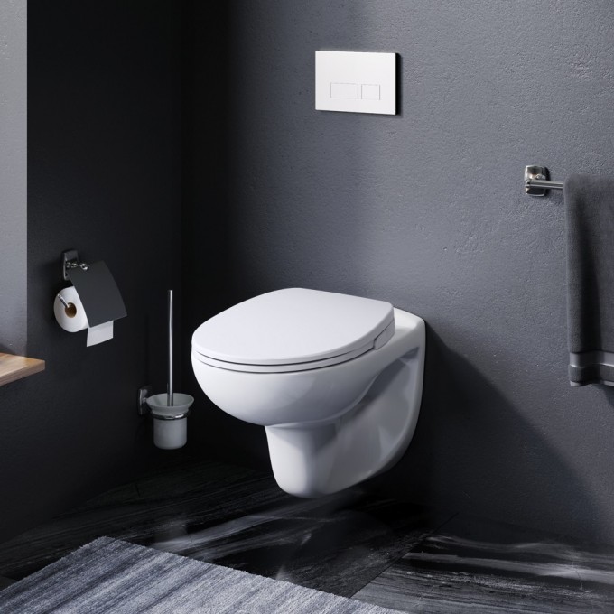 Унитаз подвесной безободковый, с механической крышкой-биде Clean Care AM.PM SENSE CCM741700 Унитаз подвесной безободковый, с механической крышкой-биде Clean Care AM.PM SENSE CCM741700