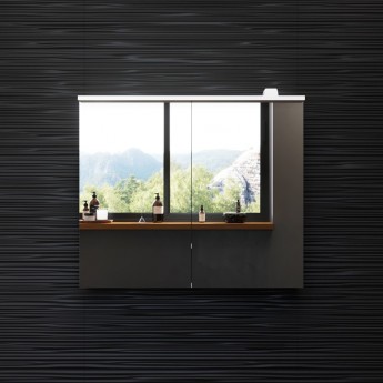 Зеркальный шкаф с подсветкой 80 см, белый глянец AM.PM SPIRIT 2.0 M70AMCX0801WG Зеркальный шкаф с подсветкой 80 см, белый глянец AM.PM SPIRIT 2.0 M70AMCX0801WG